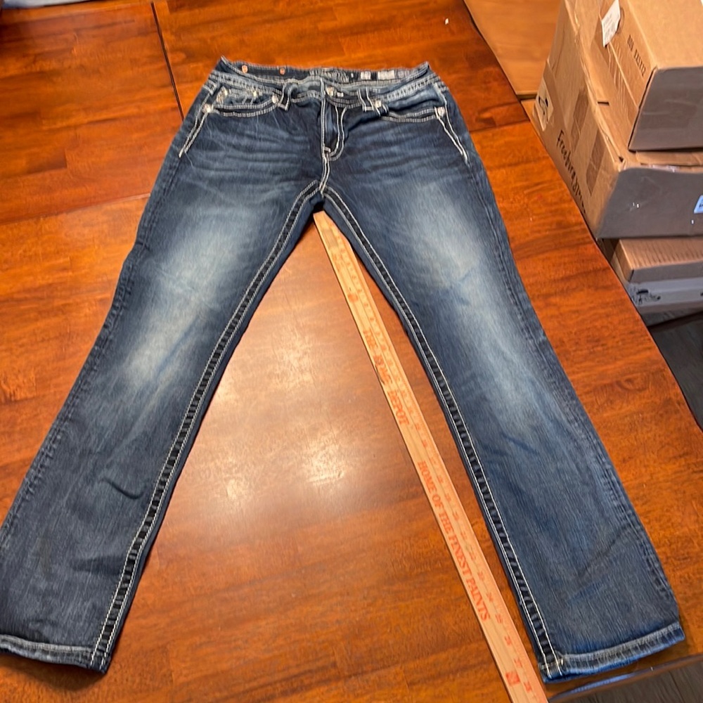 Miss Me Womens Jeans mid-rise, straight leg